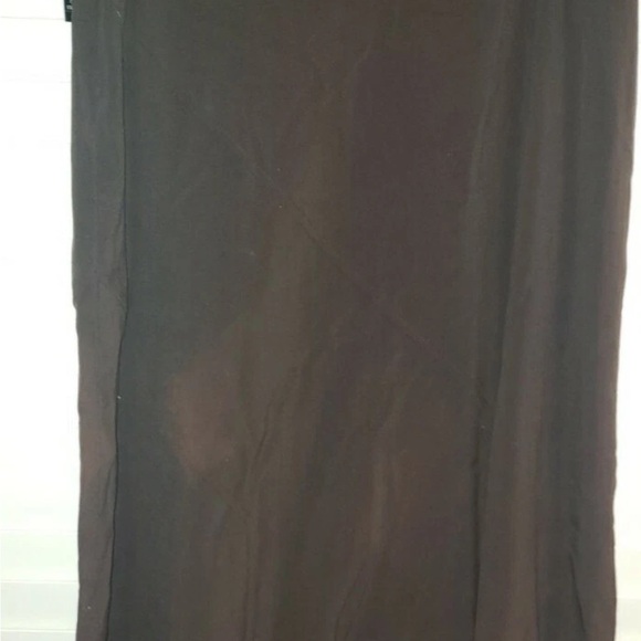 Larry Levine Brown Washable Stretch Maxi Skirt Size 8. NWT - Picture 1 of 5